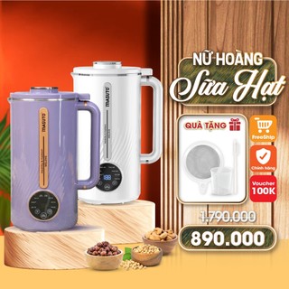 Máy làm sữa hạt Masuto 1L xay các loại hạt siêu nhuyễn mịn chống trào, 8 chế độ nấu, dễ vệ sinh