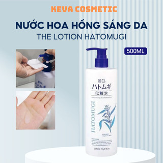 Lotion dưỡng ẩm Hatomugi Kumano 500ml cấp ẩm làm mềm da chiết xuất hạt ý dĩ Nhật - Keva Cosmetic