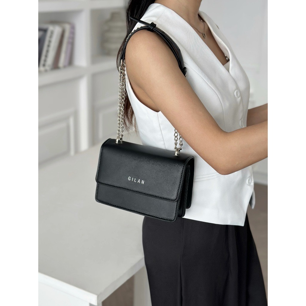 Túi xách nữ, túi đeo chéo basic 3 ngăn da mềm hot trend phong cách hàn quốc PK 695
