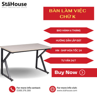 Bàn làm việc, bàn văn phòng chân chữ K