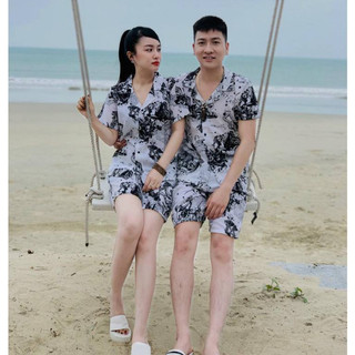Bộ Đồ Mặc Hè Chất Lụa Cực Mát Phù Hợp Cả Nam Và Nữ