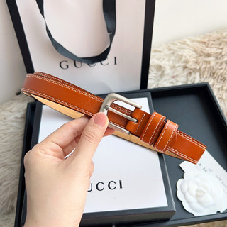 Thắt lưng nữ da thật, dây nịt nữ da bò nhập khẩu bản nhỏ 2.5cm (ảnh thât)