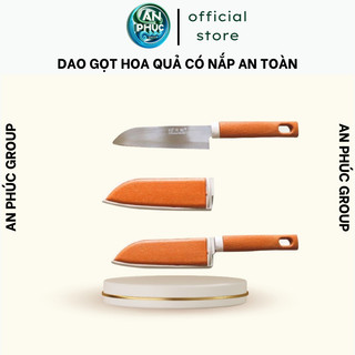Dao gọt hoa quả , lưỡi săc bén có vỏ nắp an toàn, dụng cụ nhà bếp