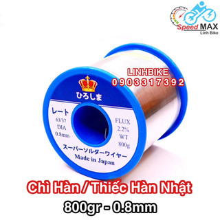 Chì hàn, thiếc hàn nhật cao cấp cuộn 800gram đường kính 0.8mm