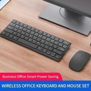 Bộ bàn phím chuột mini không dây km911- bàn phím mỏng nhẹ, siêu êm