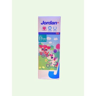 Kem đánh răng Jordan cho bé 75g (0-5 tuổi, 6-12 tuổi).