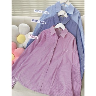Áo sơmi sọc freesize - Nina Shirt