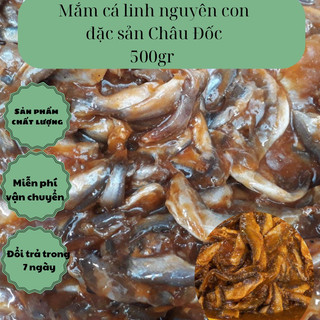 Mắm cá linh Châu Đốc nguyên con ,nhiều cá loại 1 500g