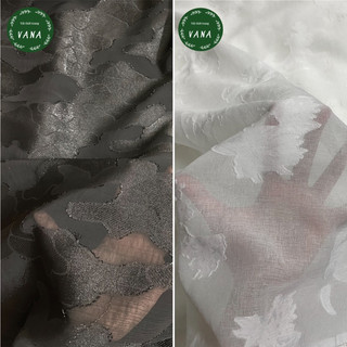 Vải voan tơ ép may váy đầm, maxi, áo…