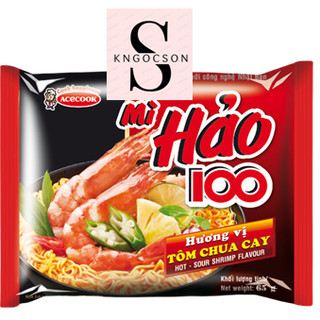 Mì Hảo 100 tôm chua cay 65g - Acecook ( 30 gói/ thùng)