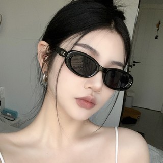 Mắt kính mát from oval đính chữ couple C trend ba chấm k132