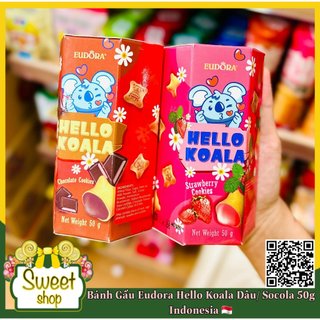 Bánh gấu eudora hello koala 50g indonesia