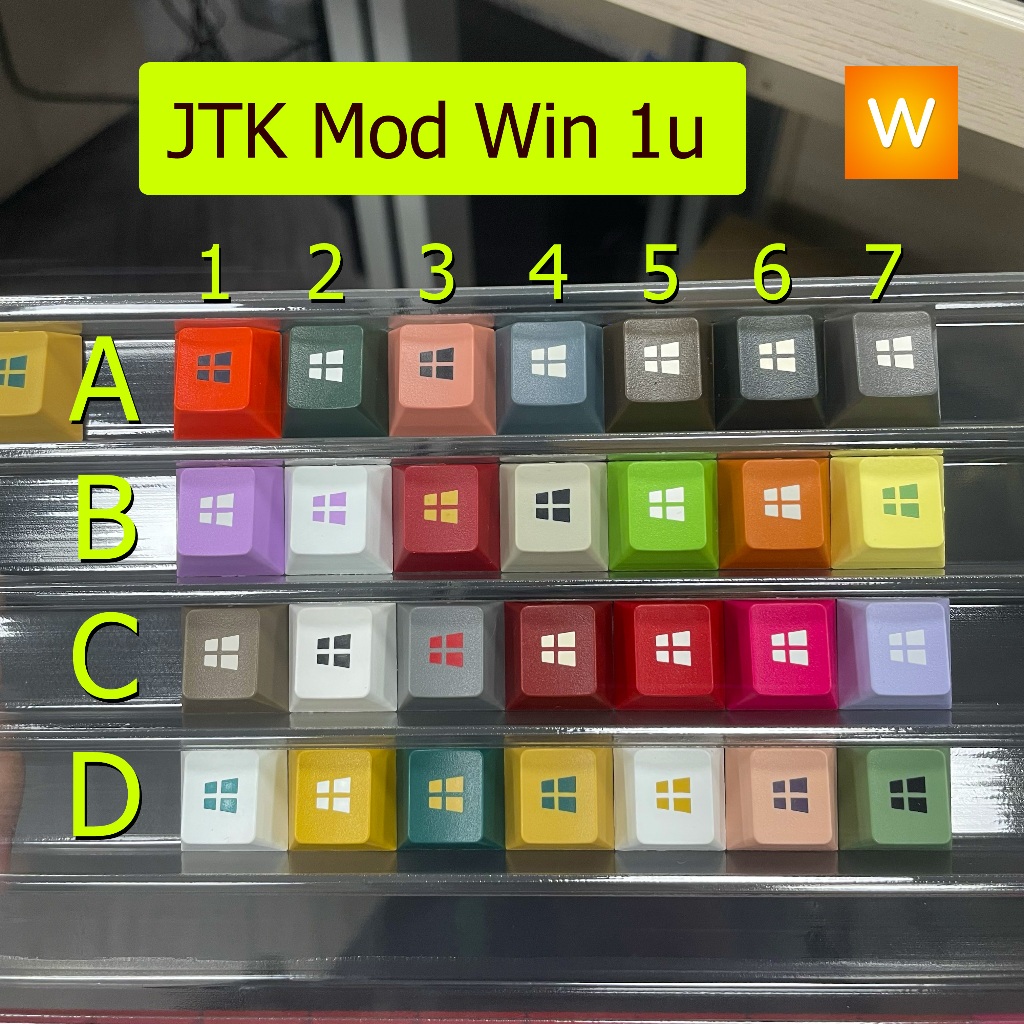 JTK Keycap Nút Windows 1u - Nút lẻ bàn phím cơ - JTK Grab