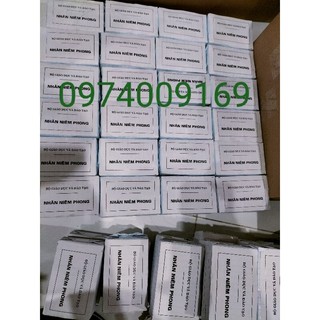 500 Nhãn niêm phong, tem niêm phong, chất liệu giấy poluya 6*9cm