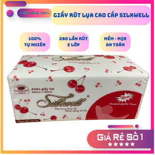 Bịch 9 gói rút lụa Silkwell 280 tờ chính hãng