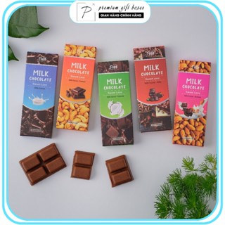   GIÁ ƯU ĐÃI  Bar 20gr Combo MIX các vị Dark & Milk Chocolate Kẹo Socola đen và Socola sữa FIGO thanh 20gr 