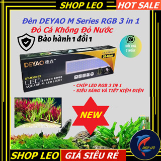 Đèn DEYAO M Series RGB 3 in 1 đỏ cá không đỏ nước (bể 30-55cm)- Đèn RGB 3 in 1 giúp Cây Thủy Sinh Phát Triển Lên Mầu