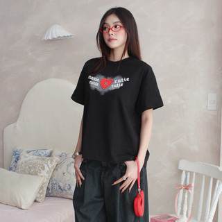 Áo Red Button Boxy top - Mania Cutie