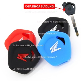 Cao Su Bọc Đầu Chìa Khóa Xe Honda - LOGO CÁNH CHIM MÀU NGẪU NHIÊN