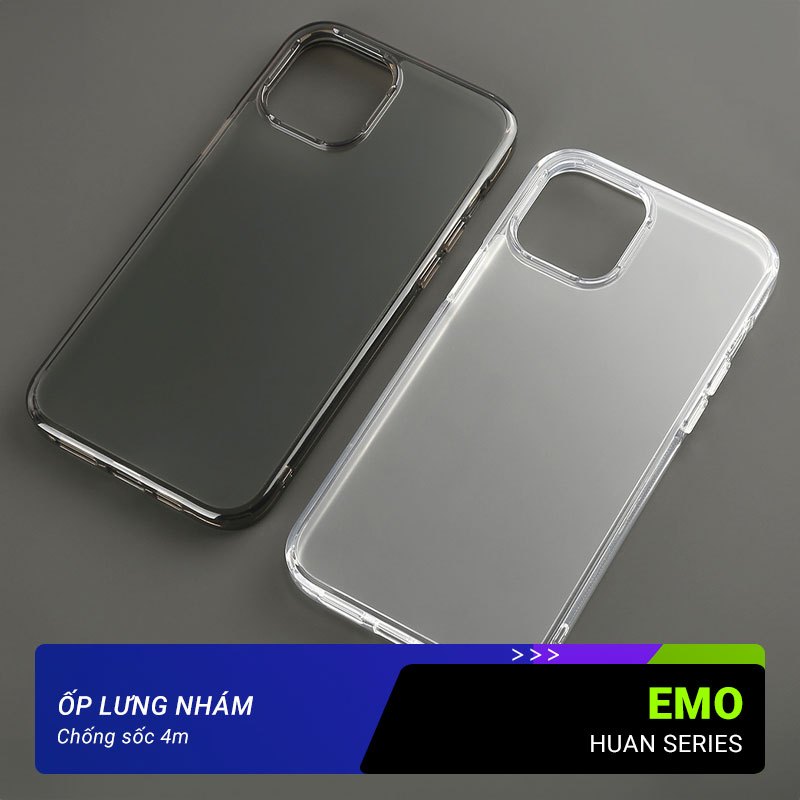 Ốp lưng Popkon Huan Series - Chống sốc / Nhám - Dành cho iPhone 13/14/15/16/17 Series - CloverB