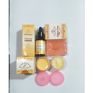 Combo 4 món kem collagen plus vit e dành cho da nám tàn nhang