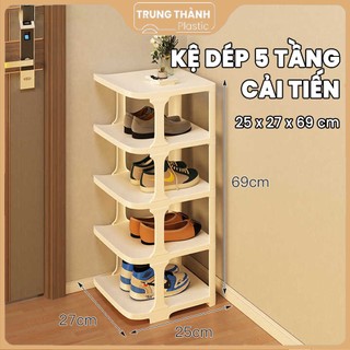 Kệ giày dép 5 tầng cong cải tiến chất lượng cao Trung Thành Plastic