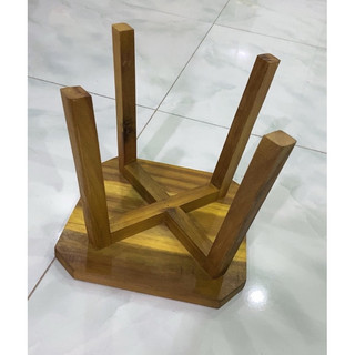 Đôn gỗ chưng cây 10,12,15,20cm lập phương teak