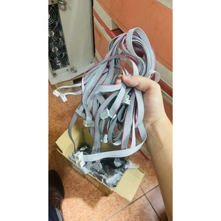 Dây cáp màn hình biến tần dài 1m đực - cái, dây cáp bẹ 10P