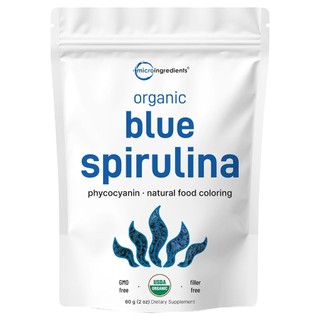 Bột Tảo Xoắn Xanh Lam Hữu Cơ Organic Blue Spirulina Micro Ingredients