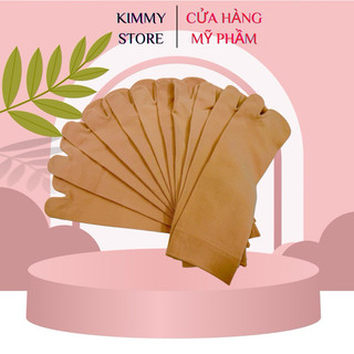01 Đôi vớ tất nữ trơn màu da xỏ ngón dày dặn