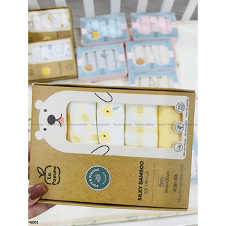 khăn sữa sợi tre lụa La pomme cao cấp K001