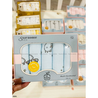 khăn sữa sợi tre lụa La pomme cao cấp K001
