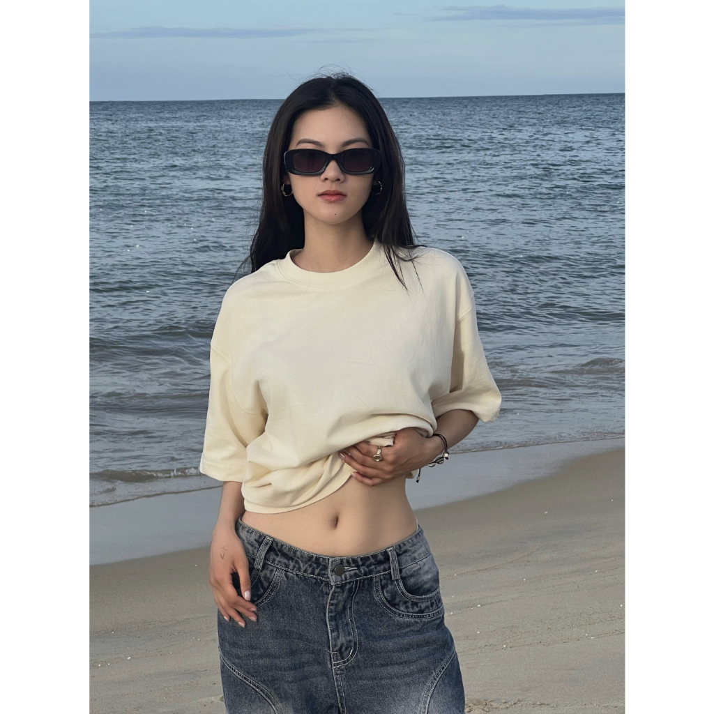 [CIRCLE PREMIUM] Áo Thun Trơn Basic 280gsm Circle Unisex Cotton Cao Cấp - THE CIRCLE VN