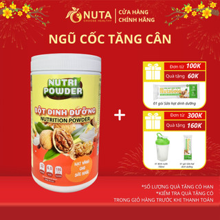 NGŨ CỐC DINH DƯỠNG NUTRI POWDER - BỘT NGŨ CỐC 18 LOẠI HẠT HỖ TRỢ TĂNG CÂN TĂNG CƠ NHANH CHÓNG HŨ 1KG