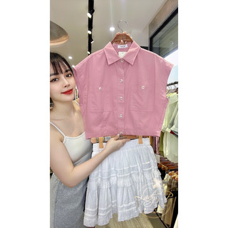Áo sơ mi tay hến basic -LADY.Clothing
