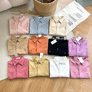 Áo sơ mi tay hến basic -LADY.Clothing