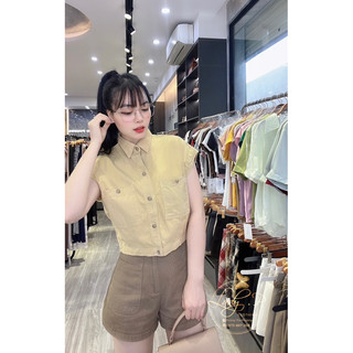 Áo sơ mi tay hến basic -LADY.Clothing