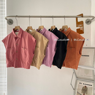 Áo sơ mi tay hến basic -LADY.Clothing