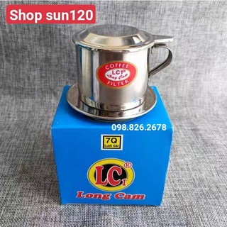 Phin cà phê inox 7Q lưới gài Long Cam hàng loại I | phin cafe | coffee filter