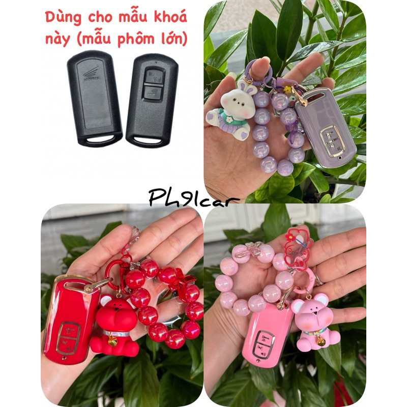 (nhiều mẫu)Combo Ốp Chìa khoá Smartkey Xe máy  AB Vario PCX125 LEAD VARIO 150  VISION 2020