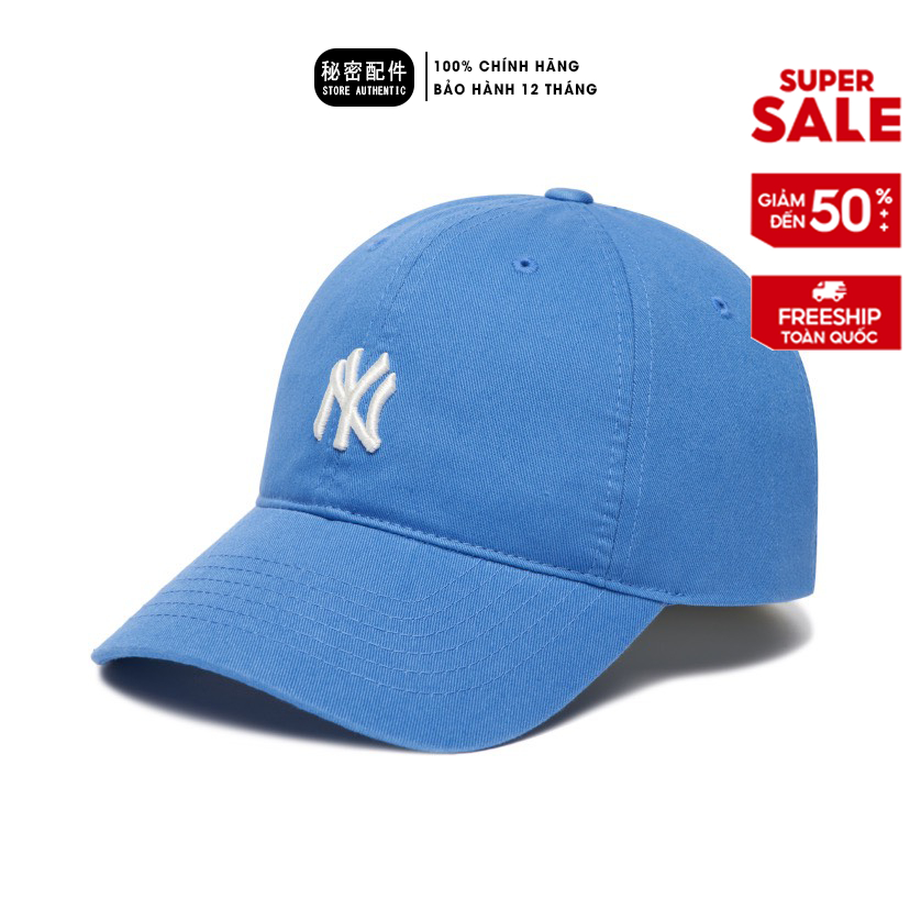 Mũ MLB Rookie Unstructured Ball Cap 3ACP7701N-50BLS Màu Xanh Blue