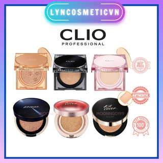 [Set 2 Lõi] Phấn Nước Kiềm Dầu Lâu Trôi, Cố Định Lớp Trang Điểm Hoàn Hảo Clio Kill Cover All New Cushion