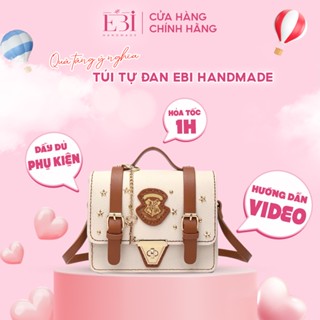  Túi xách tự đan EBI HANDMADE in hình Harry Potter phong cách Anh Quốc lịch lãm làm quà tặng cho bạn gái ý nghĩa - ES135 