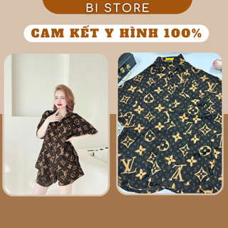 Đồ bộ lụa mango, áo sơ mi Bistore , bigsize đến 50- 65kg