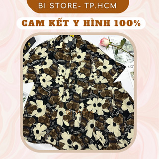 Đồ bộ lụa mango, áo sơ mi Bistore , bigsize đến 50- 65kg