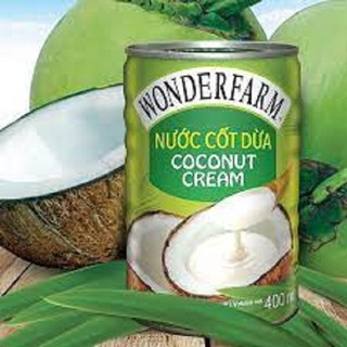 Nước cốt dừa Wonderfarm lon 400ml/lon