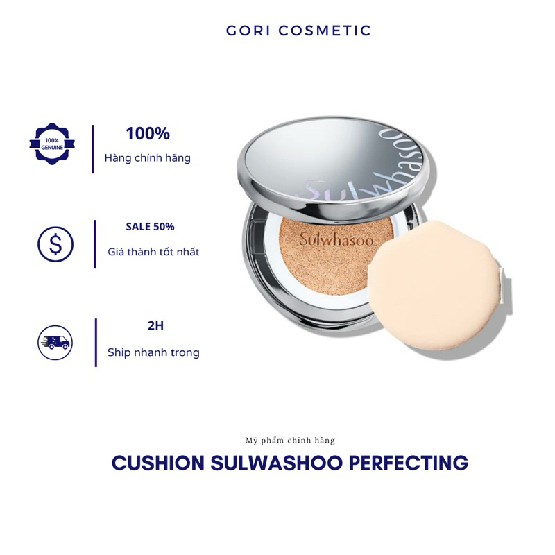 Cushion Sulwashoo Perfecting Tone 21