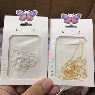 Dây bi nail tròn đính móng cao cấp