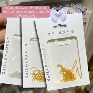 Dây bi nail tròn đính móng cao cấp