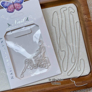 Dây bi nail tròn đính móng cao cấp